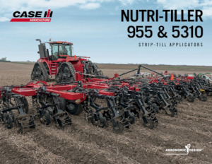 Coltivatori con vomeri ad alette Case IH Nutri-Tiller 955 8-ROW