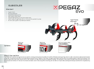 Coltivatori con vomeri ad alette Expom® Pegaz Evo