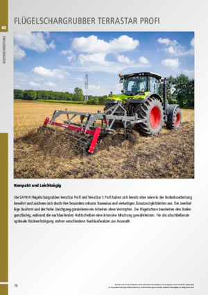 Coltivatori con vomeri ad alette Saphir TerraStar 541 Profi 