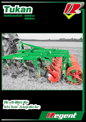 Coltivatori con vomeri ad alette Regent Tukan MSG 300