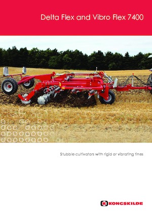 Coltivatori con vomeri ad alette Kongskilde VF 7460 HT FD