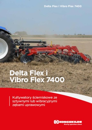 Coltivatori con vomeri ad alette Kongskilde VF 7460 HT FD