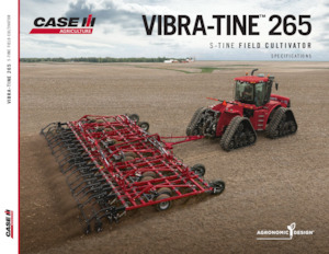 Coltivatori con vomeri ad alette Case IH Vibra-Tine 265 S-Tine Double-Fold 36.6