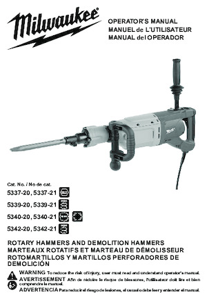 Martelli demolitori Milwaukee 5337-21
