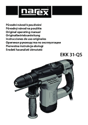Martelli demolitori Narex EKK 31-QS