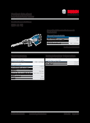 Martelli demolitori Bosch GSH 11 VC