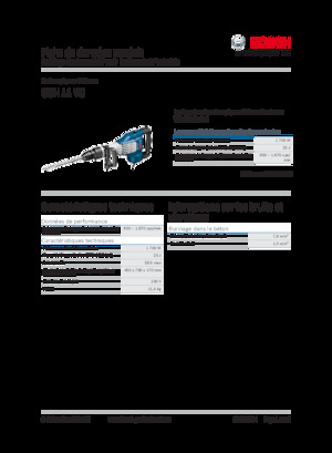 Martelli demolitori Bosch GSH 11 VC