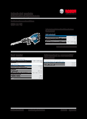 Martelli demolitori Bosch GSH 11 VC