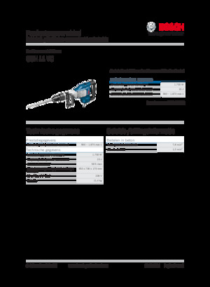 Martelli demolitori Bosch GSH 11 VC