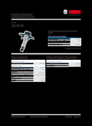 Martelli demolitori Bosch GSH 27 VC