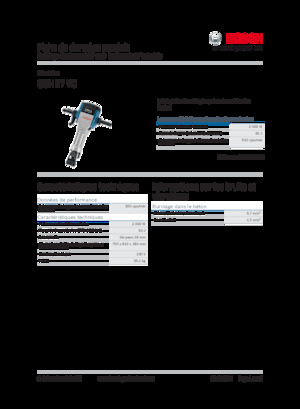 Martelli demolitori Bosch GSH 27 VC