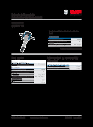 Martelli demolitori Bosch GSH 27 VC