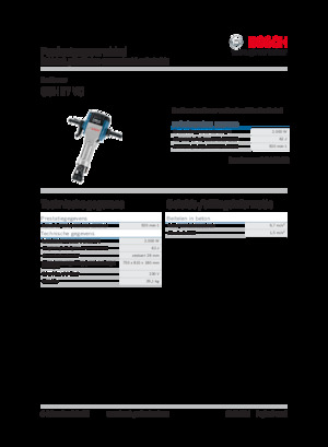 Martelli demolitori Bosch GSH 27 VC