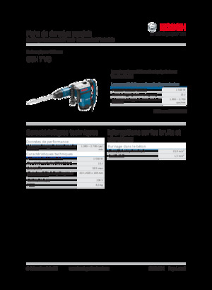 Martelli demolitori Bosch GSH 7 VC