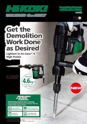 Martelli demolitori HiKOKI H41SE 