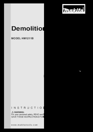 Martelli demolitori Makita HM1211B
