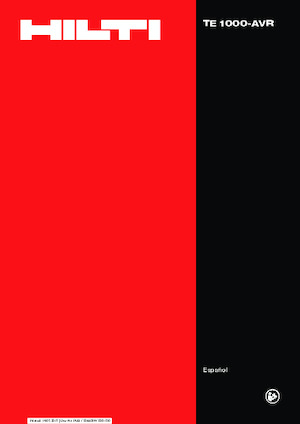 Martelli demolitori Hilti TE 1000-AVR