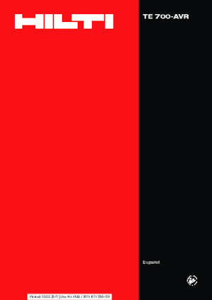 Martelli demolitori Hilti TE 700-AVR