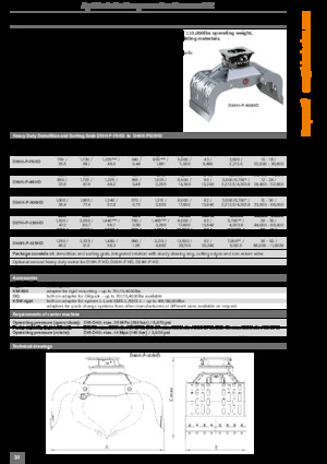 Benne frantoio selezionatrici Kinshofer D24H-P-100HD