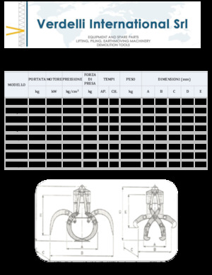 Benne frantoio selezionatrici Verdelli F.E.E. /25