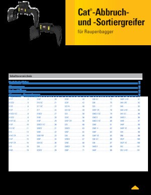 Benne frantoio selezionatrici Caterpillar G318