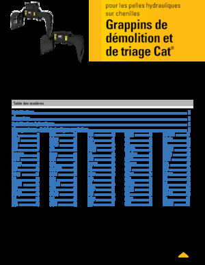 Benne frantoio selezionatrici Caterpillar G318