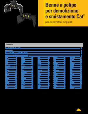 Benne frantoio selezionatrici Caterpillar G318