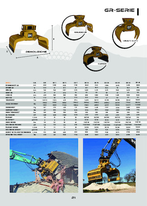 Benne frantoio selezionatrici OSA Demolition Equipment GR 7 