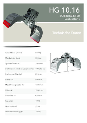 Benne frantoio selezionatrici Promove HG 10.16