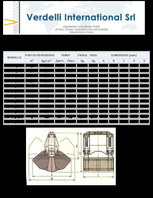 Benne frantoio selezionatrici Verdelli M.I.-V. 4/2000