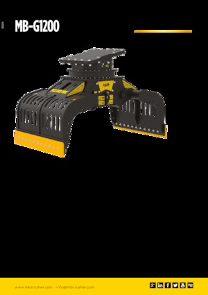 Benne frantoio selezionatrici MB Crusher MB-G1200