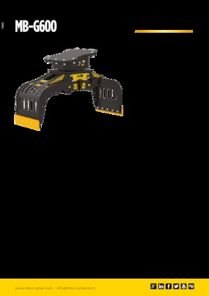 Benne frantoio selezionatrici MB Crusher MB-G600