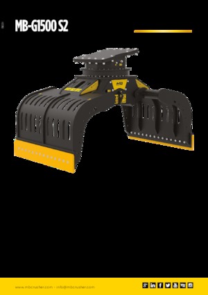 Benne frantoio selezionatrici MB Crusher MB-G1500 S2
