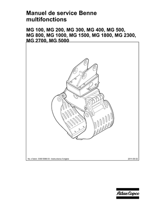 Benne frantoio selezionatrici Atlas Copco MG 100