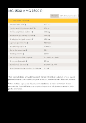 Benne frantoio selezionatrici Epiroc MG 1500 R 