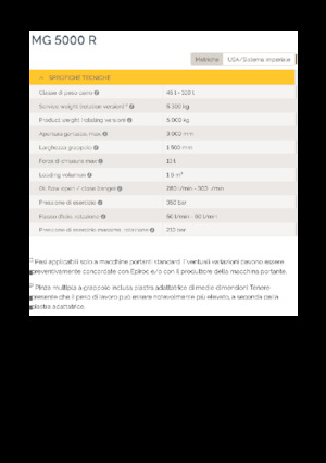 Benne frantoio selezionatrici Epiroc MG 5000 R