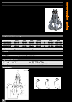 Benne frantoio selezionatrici Kinshofer P120VHD-2000-5T