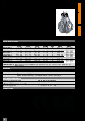 Benne frantoio selezionatrici Kinshofer P30VHD-800-5H