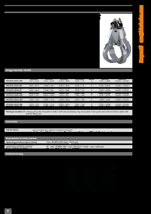 Benne frantoio selezionatrici Kinshofer P51VHD-1500-5H