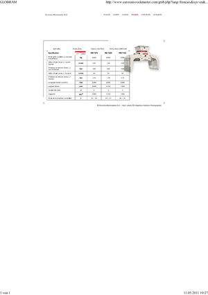 Benne frantoio selezionatrici Globram RM 729 S