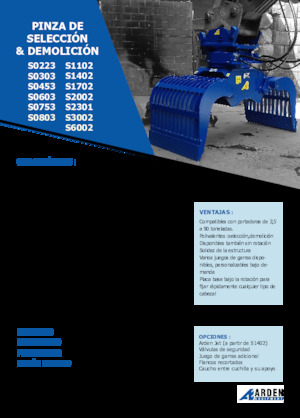 Benne frantoio selezionatrici Arden S0753