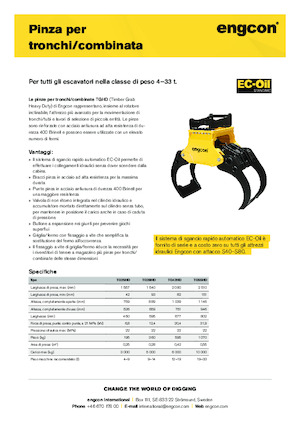 Benne frantoio selezionatrici engcon TG55HD