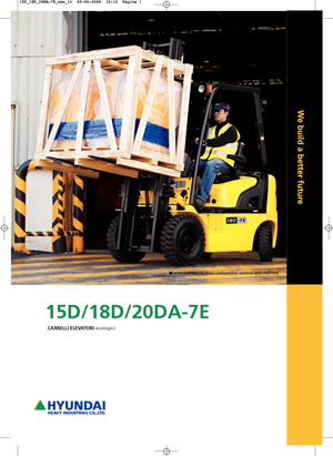 Carrelli elevatori frontali diesel Hyundai 20DA-7E