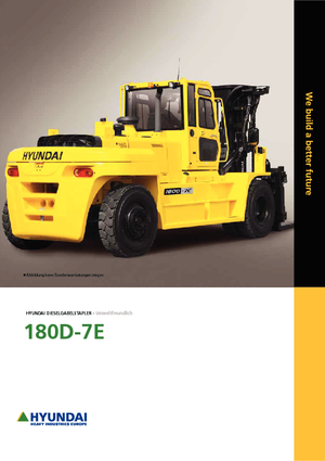 Carrelli elevatori frontali diesel Hyundai 180 D 7 E