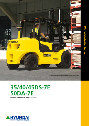 Carrelli elevatori frontali diesel Hyundai 45 DS 7 E