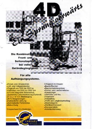 Carrelli elevatori diesel Cangaru / Transmanut 4D.5D5.3.2028 F