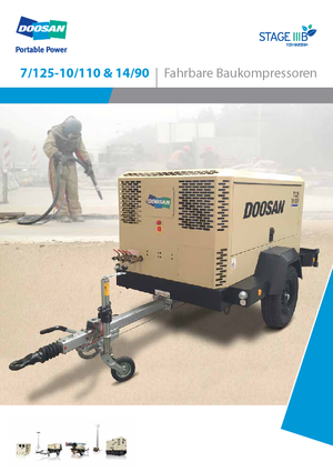 Compressori Protatili - Diesel, Elettrici, Benzina Doosan 7/125