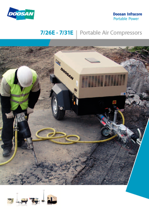 Compressori Protatili - Diesel, Elettrici, Benzina Doosan 7/31E 