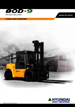 Carrelli elevatori frontali diesel Hyundai 80D-9