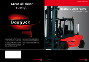 Carrelli elevatori frontali diesel DanTruck 9496 Power +